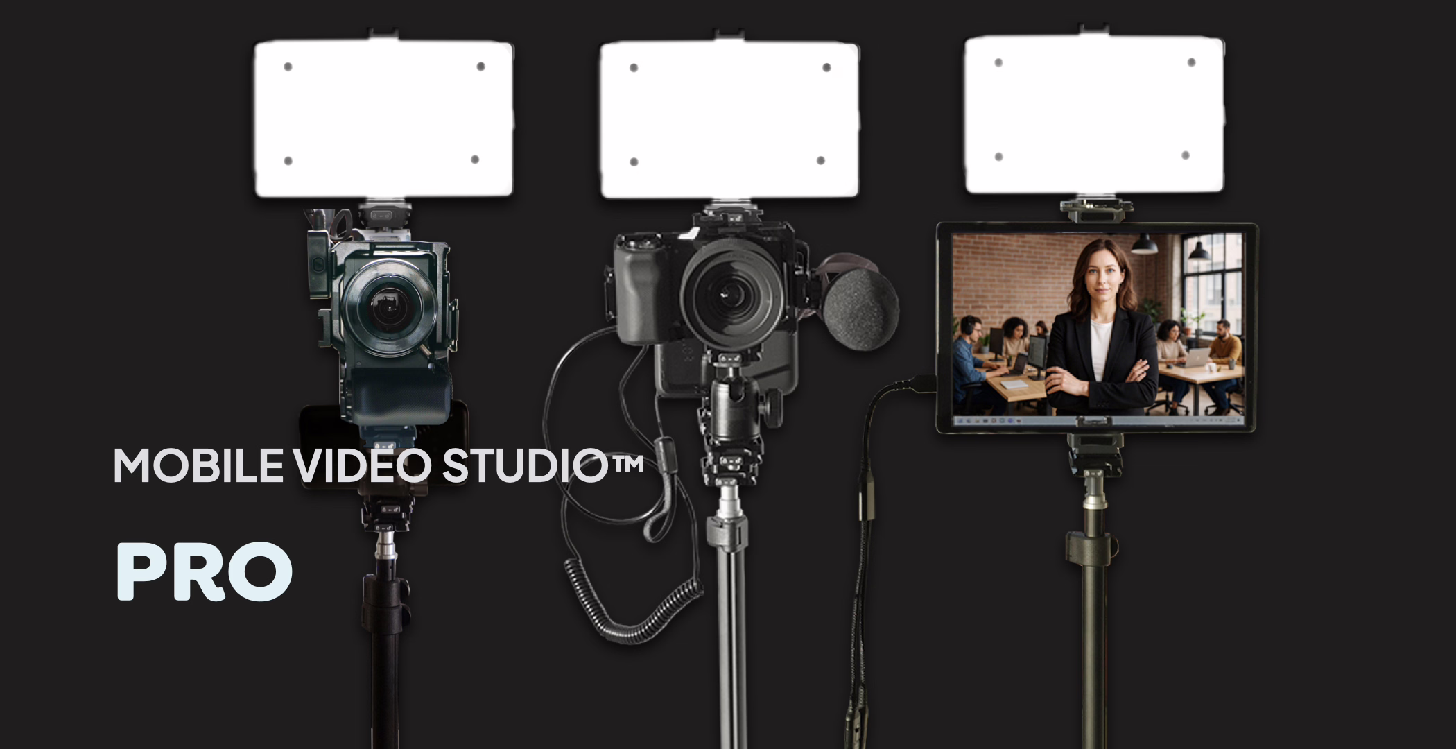 Founder using Timonial mobile video studio for a remote testimonial video