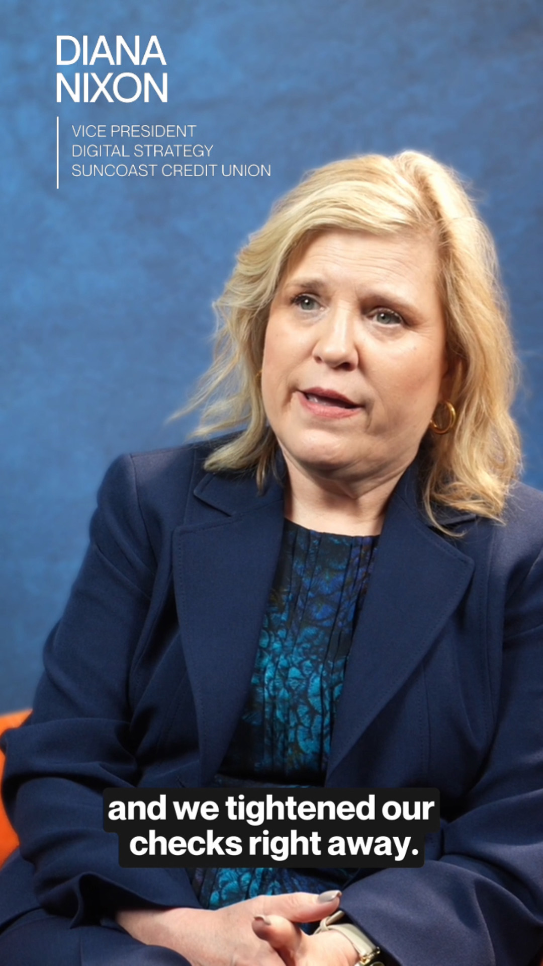 Diana Nixon, customer testimonial video thumbnail for Timonial's remote video production service